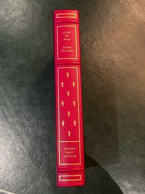 Collectible Signed Hardcover Book Gods of War by John Toland